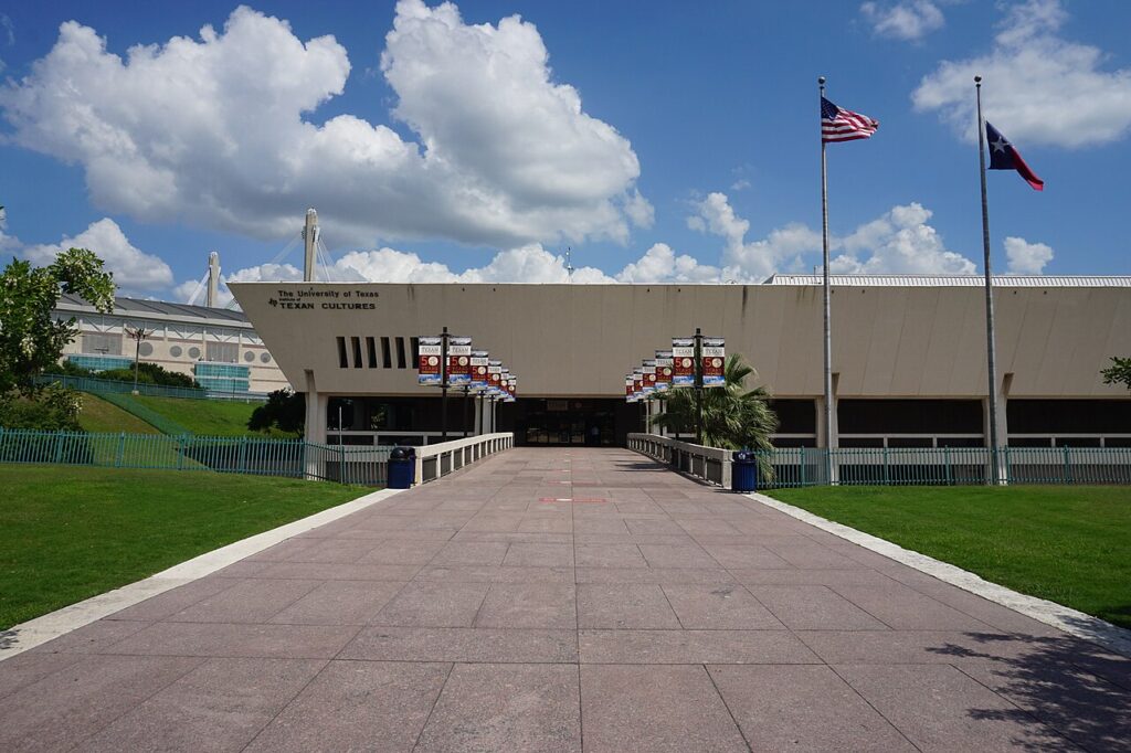 File photo, May 2018: the Institute of Texan Cultures building at Hemisfair. City memos say the proposed arena would sit on roughly the footprint of the former ITC property.