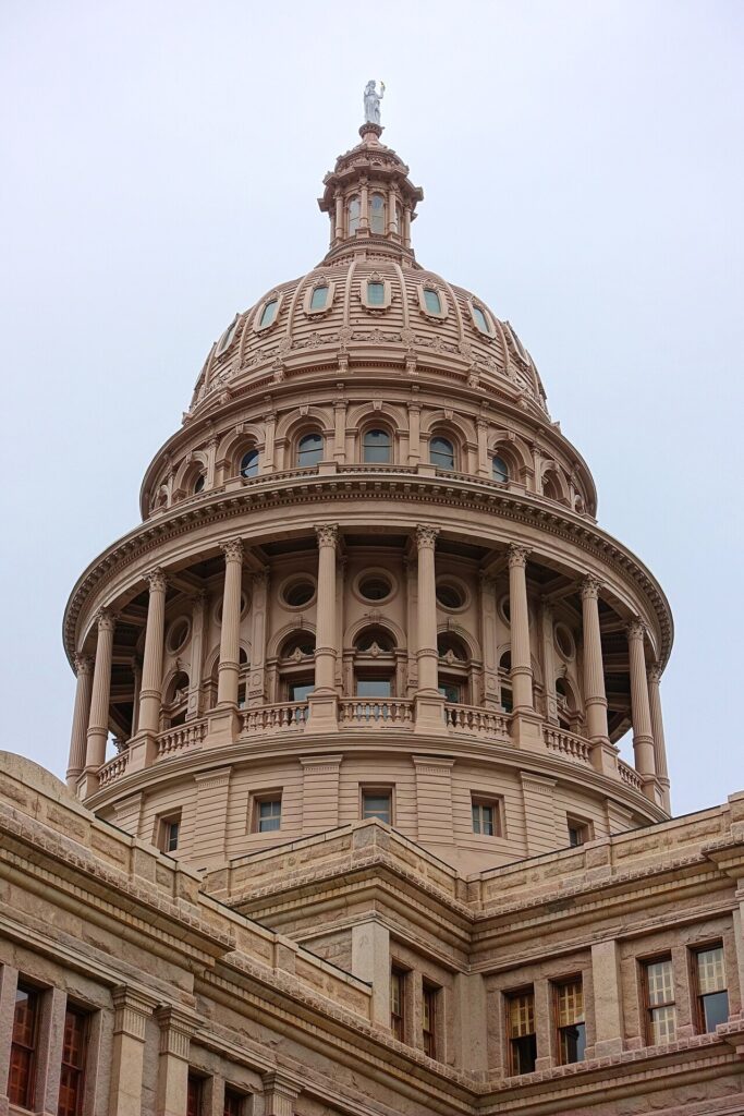 The Texas State Capitol in Austin, where the 90th Legislature convenes in January 2027.